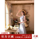 Sun Yaqiao ພາກໃຕ້ຂອງຝຣັ່ງເສດ Manor Summer Korean Lace V-neck Sleeveless Top and Skirt suit two-pieces