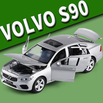 Metal Simulation JK 1 32 Alloy Volvo S90 Small Car Model Toy Collection Furnishing Sedan Finished