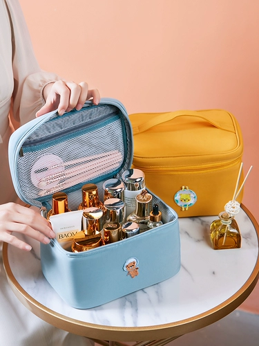 Брендовая водонепроницаемая косметичка, вместительная и большая сумка, портативная большая сумка-органайзер для путешествий, премиум класс