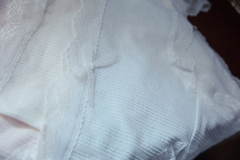 Mới gợi ý mềm mại ~ bé cảm giác sườn dọc nơ bằng vải cotton thắt lưng tam giác do lot nu