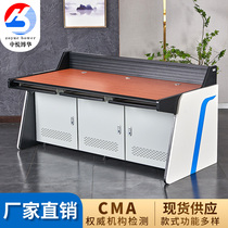 Command Center Console Monitoring Operating Unit Dual Linked Console Three Linked Command Desk Property Duty Room Schedule