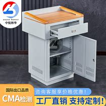 Rostrum Multimedia classroom podium Center console Simple modern teacher lecture desk Training podium Campus furniture