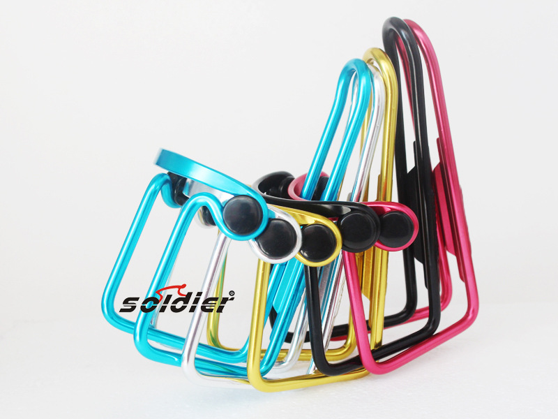 Guangzhou Produce Welding Aluminum Kettle Rack Bike Kettle Rack S33-1413 Twin Bead Kettle Rack