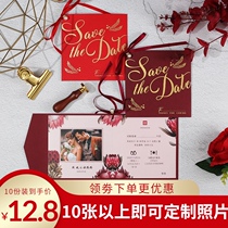  Wedding invitation 2020 Wedding creative wedding invitation invitation photo custom European style forest fresh invitation wedding book