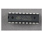 100% BRAND NEW ORIGINAL Liquid Crystal Color TV Companion Acoustic Output Amplifier SA7454 DIP-18 feet