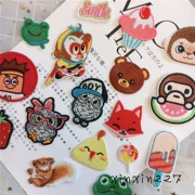 Heart 227 Cartoon Animal Sun Wukong Lollipop Thêu Chủ đề Animal Cloth Patch Patch trâm cài huy hiệu - Trâm cài