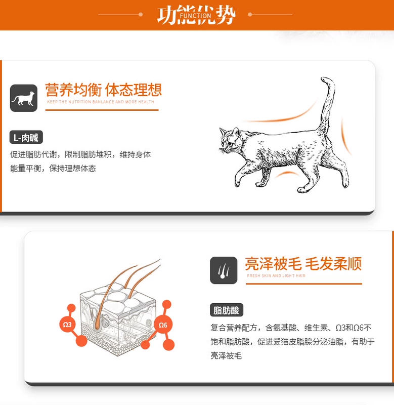 Tốt cá chủ hương vị cá biển vào thức ăn cho mèo 10kg500g * 20 gói thức ăn cho mèo trưởng thành trong nhà và ngoài trời - Cat Staples thức ăn thú cưng