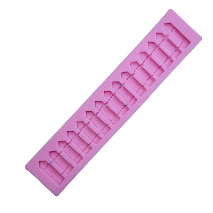 Nhà máy trực tiếp silicone DIY hàng rào trang trí fondant silicone khuôn lỏng silicone khuôn mềm gốm thủ công vải xà phòng khuôn làm kẹo dẻo