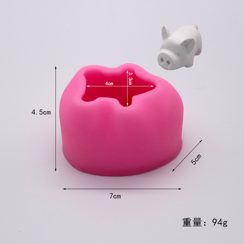Phim hoạt hình nổi 3D thỏ trắng thỏ fondant mousse bánh kem kem lẩu bơ sô cô la silicone khuôn - Tự làm khuôn nướng khuon banh trung thu