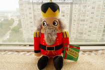  Foreign trade Europe and the United States single pet toy Dog toy Christmas and New Year gift walnut military police shake the size