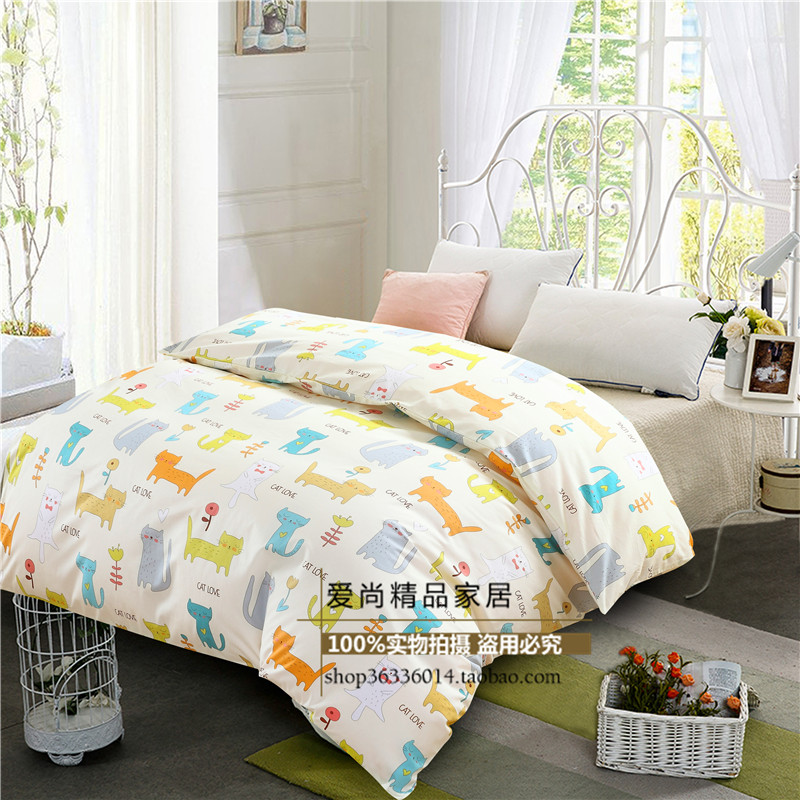 60 trẻ em bông quilt cover mảnh duy nhất mẫu giáo bé bé bông quilt cover 1.2 * 1.5 * 2 mét có thể được tùy chỉnh