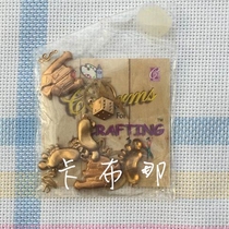 Cross-embroidered imported metal accessories charms-fashion ornament series retro