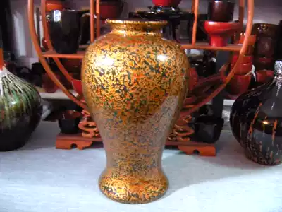 Fuzhou traditional craft * full lacquerware-vase cloth tire 330MM