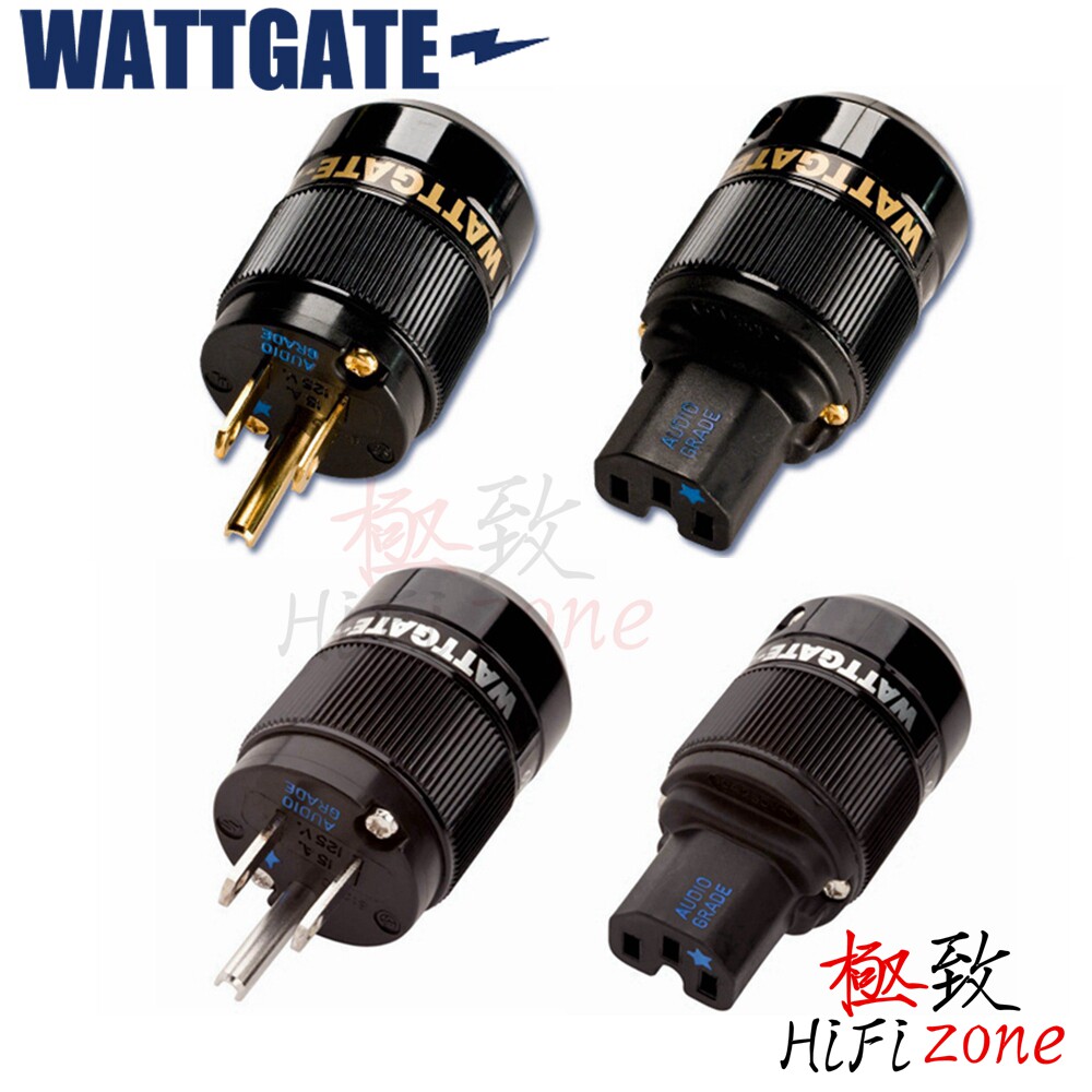 Original American Wattgate Watt 330i 350i gold-plated version rhodium-plated version American power cord plug tail