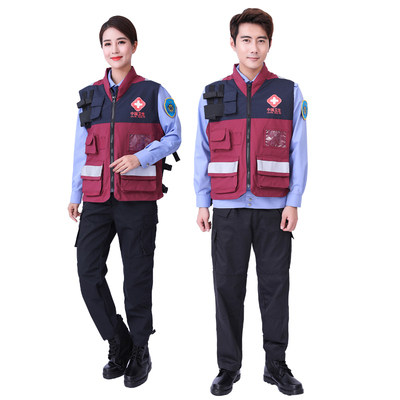 China Health Disease and Control Center Medical Emergency Rescue Team Outdoor Acting Clothing Set