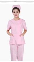 Nurse uniform month split suit short sleeve summer dress Womens Surgical gown long sleeve winter dress beauty Stomatology doctor work clothes