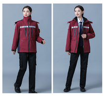 China health disease control emergency hand fleece down jacket 120 first aid outdoor rescue men and women with cotton clothes customization