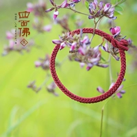 Vòng cổ mới 2018 nam nữ dây đỏ năm nay ác thần chống nhỏ thiết kế nguyên bản dệt thủ công vòng đeo chân nữ