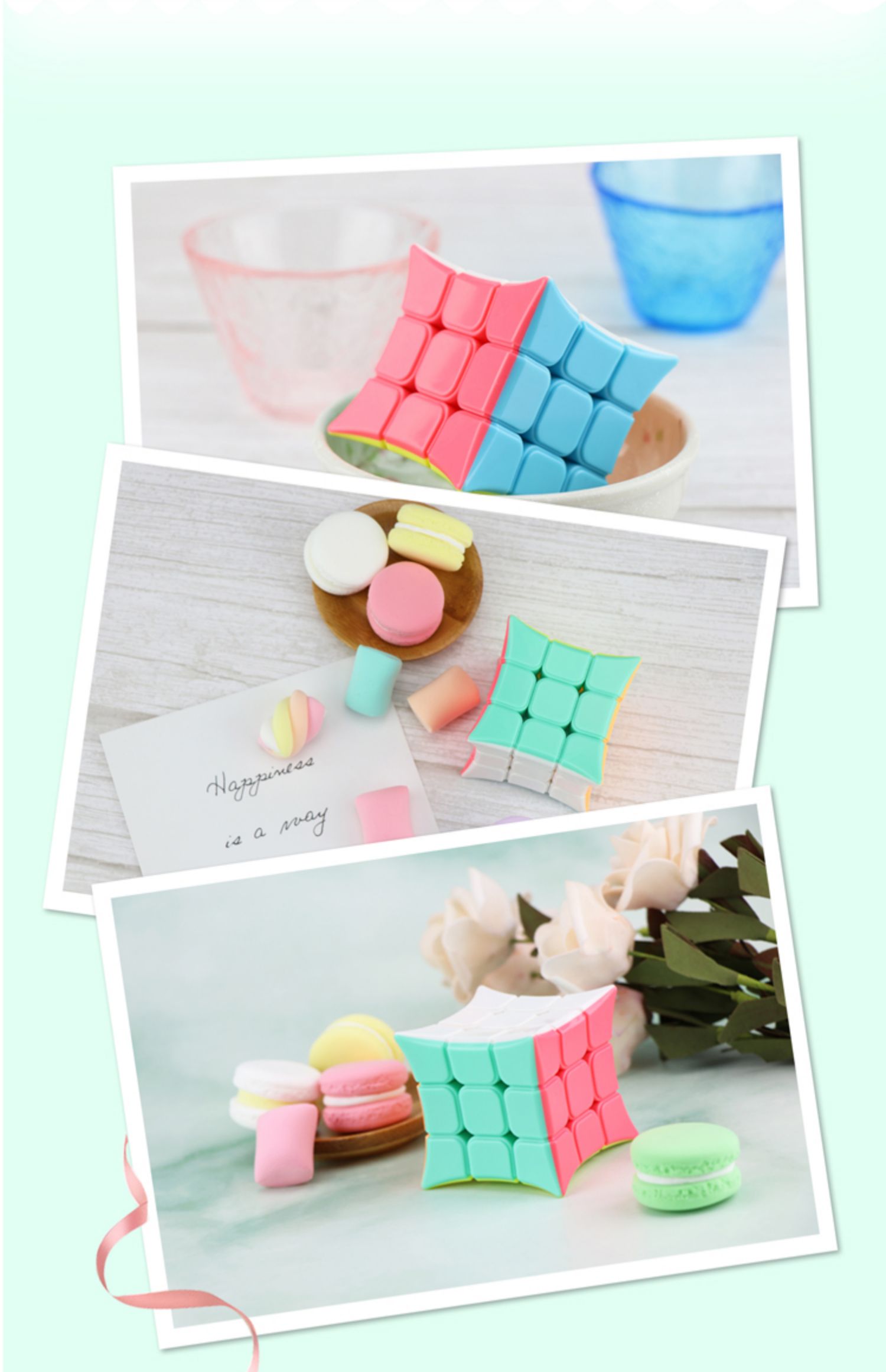 Yongjun Golden Corner Thứ ba Rubiks Cube Trò chơi thứ ba đặc biệt Nhãn dán miễn phí Màu rắn Nhanh chóng trơn tru Đồ chơi giáo dục của trẻ em - Đồ chơi IQ trứng đồ chơi