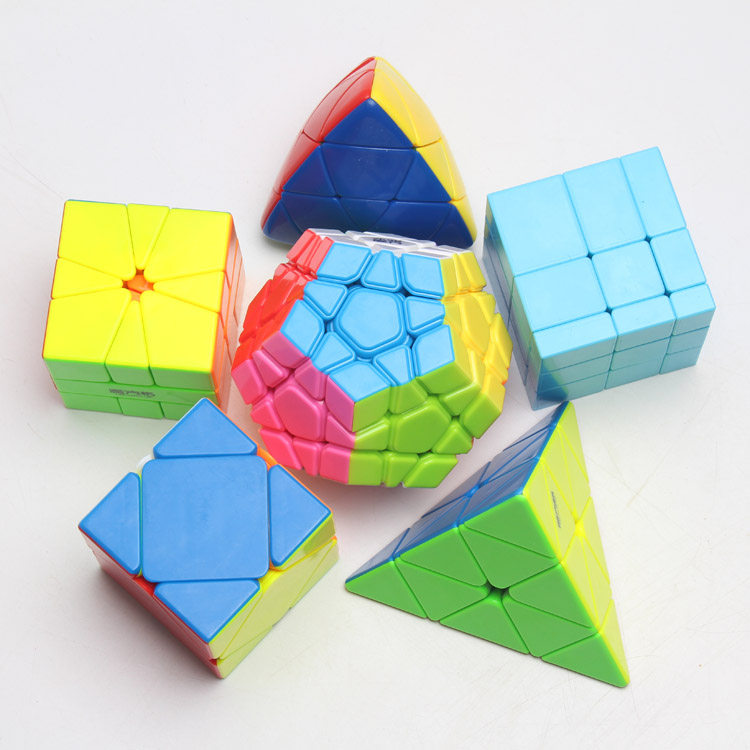Qiyi oblique Rubik's Cube Alien Pyramid Rubik's Cube SQ1 Rubik's Cube Royal Tiger Five Rubik's Cube Sacred Hand Scrambled Toys