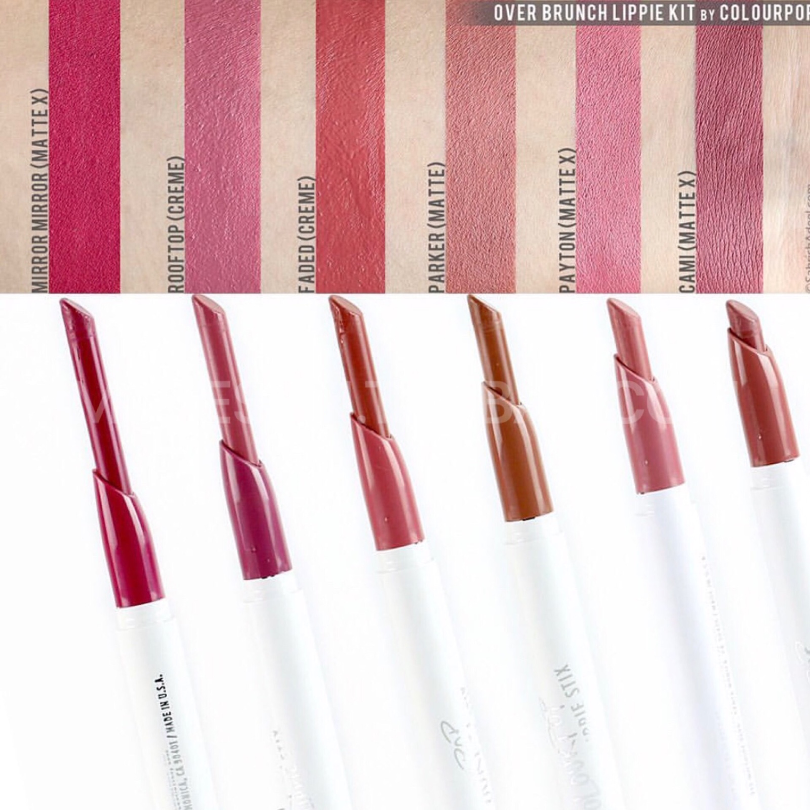 Bút son môi Colourpop ziggie / tình yêu cuộc sống / goldie / posion / hãy tin tôi - Son môi son black rouge ver 7