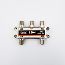 British cable television and terrestrial wireless digital reception television signal four-way output four splitter