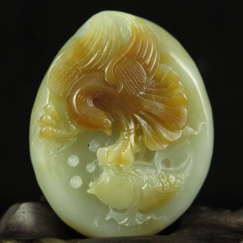 A port of price natural Xinjiang and Tian YuSeiko engraving to seize the opportunity to send certificates