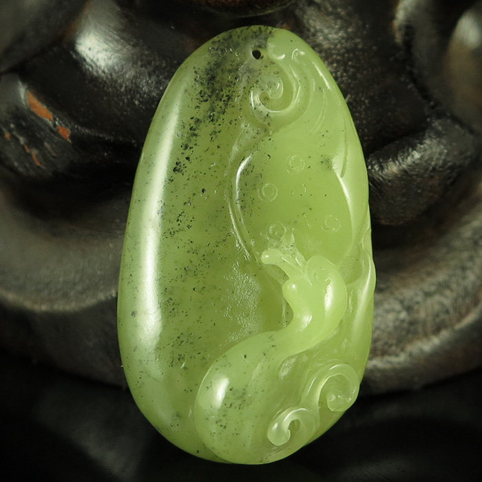 A price natural Xinjiang Hetian jade pendant pendant multi-son multi-blessing send certificate