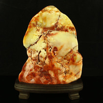 One Mouth Price Natural Fujian Shoushan Stone Hibiscus Stone Fine Work Engraving Pendulum Deep Mountain Tour And Send Certificate