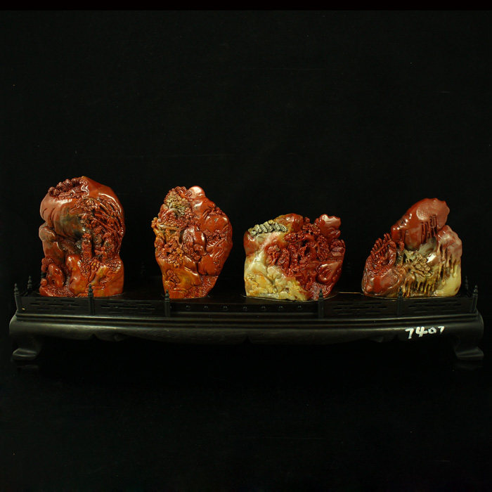 One price natural Fujian Shoushan stone hibiscus stone jade ornament spring, summer, autumn and winter send certificate