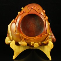 One-mouth price Yunnan natural Huanglong jade Seiko engraving pendulum with pen washing good luck even with a certificate