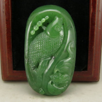 A port of price natural Xinjiang and Tian Yubi jade Seiko engraving pendant pendant for more than a year 