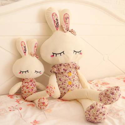 Birthday gift, wedding girl, large plush toy rabbit, love doll, plush pillow, small doll