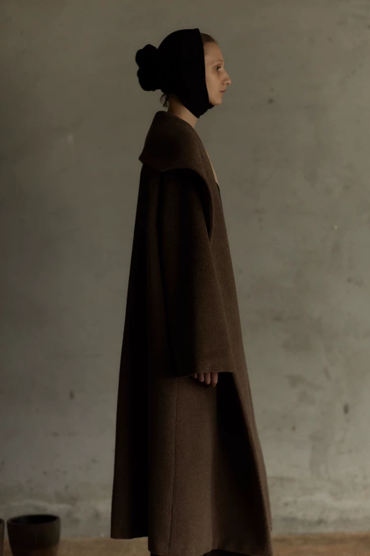 Дизайн Миуры 2020 Лёгкая Шуба anti rods LLAMA Treasure Ancient Brown Retro Coat