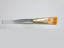 Korean foreign trade exquisite facial mask brush (yellow gold brush head) hair thick handle thick handle