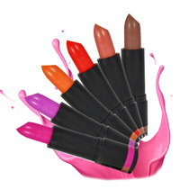 USA NYX round tube lipstick Lipstick Nude orange Pink Orange red Retro red Aunt Red Matte Pearlescent