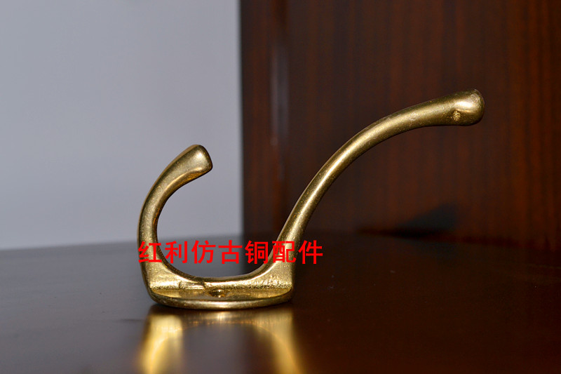 (Bonus Classical Copper Accessories) Antique Pure Copper Furniture Coat Hook Hook Coat Hook Decorative Hook