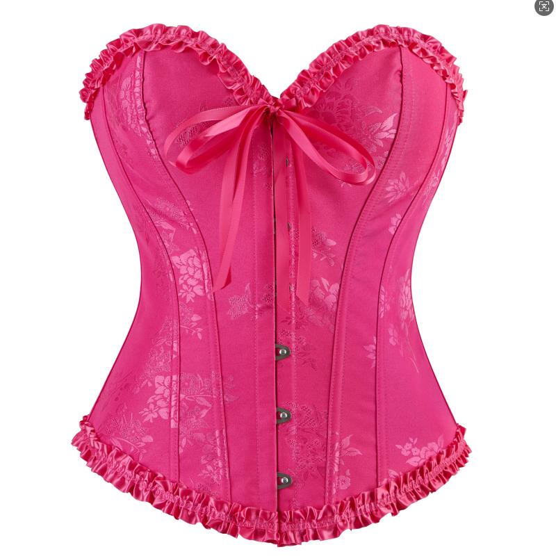 2025 European and American Cross-Border Amazon Style New Sexy Waist-Cinching Corset Vest Women's Bustier Top for Photoshoots and Outdoor Activities