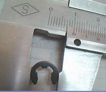  Card standard shaft 6#retainer retaining ring shaft card wild card Outer diameter 10 mm Inner diameter 5 mm Thickness 0 8 mm