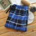 Thêm vải flannel dày cotton twill sanded sọc nam đồ ngủ mùa thu và mùa đông nhà có kích thước lớn quần bò nam Quần tây