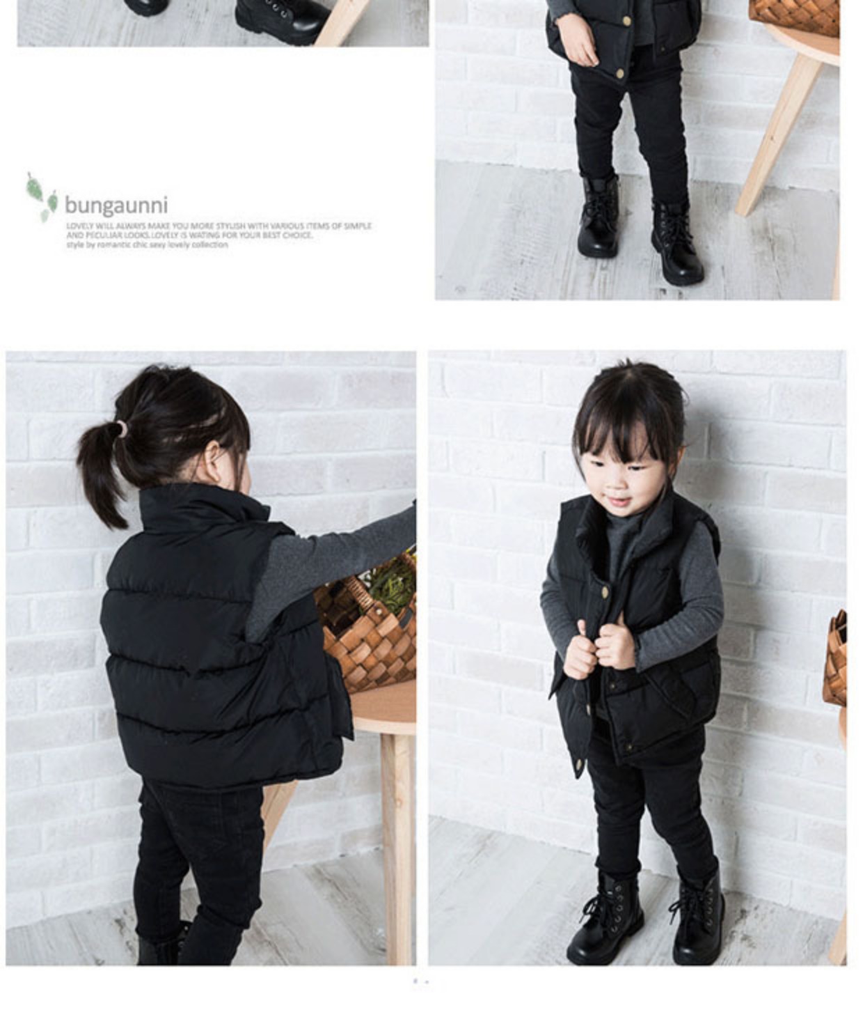 Áo vest trẻ em cotton 2018 phiên bản mới của Hàn Quốc mùa đông dày đứng cổ áo bé trai và bé gái mặc vest màu rắn áo gile trẻ sơ sinh