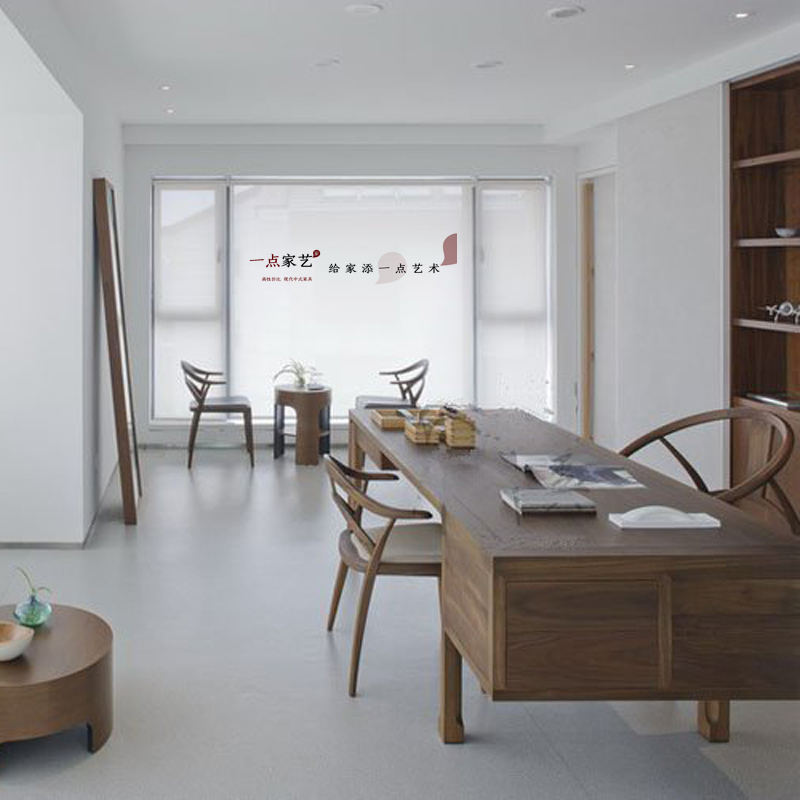 Executive desk boss desk president desk can be customized modern Chinese solid wood book bill antique Zen furniture combination