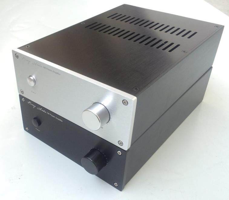 (Clear Wind Studio) JC2208 Full version full aluminum power amplifier chassis front stage host shell