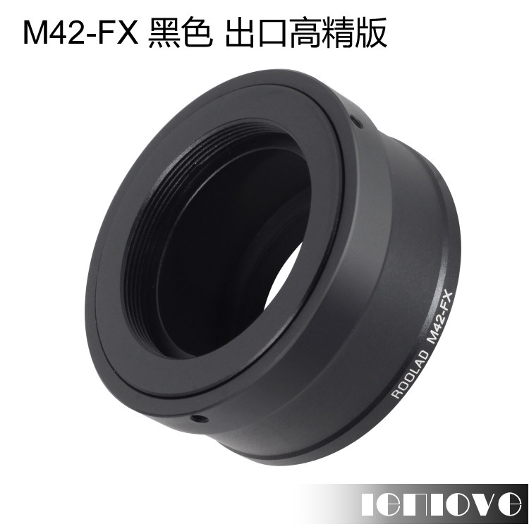 M42-FX black switching ring 42 screwed with old lens Pan Taikang Eight plums to turn Fuji micro single eye camera XT2XPROXE1