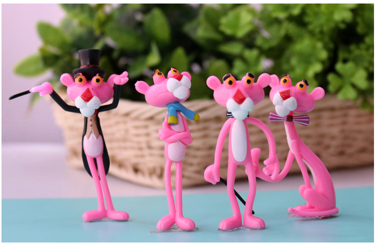 Blind Box Blind Bag Dalang Pink Leopard Nhảy Tiger Little Doll Cô gái Trái tim Trang trí máy tính để bàn Trang trí bánh sinh nhật trang trí phòng khách nhà ống