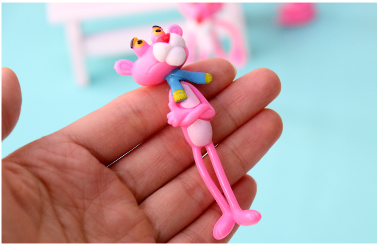 Blind Box Blind Bag Dalang Pink Leopard Nhảy Tiger Little Doll Cô gái Trái tim Trang trí máy tính để bàn Trang trí bánh sinh nhật trang trí phòng khách nhà ống