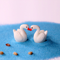 Micro landscape animal collection kitten Swan owl lamb duck baby elephant potted diy material decoration