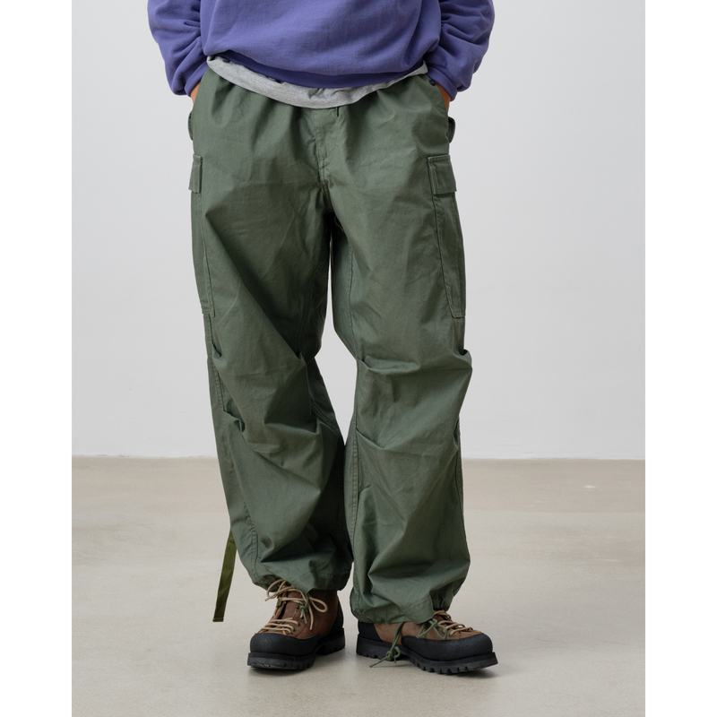 Restock Available) Remocrevo M-1951 Cargo Trousers Washed M51 Cover-Pocket Long Pants