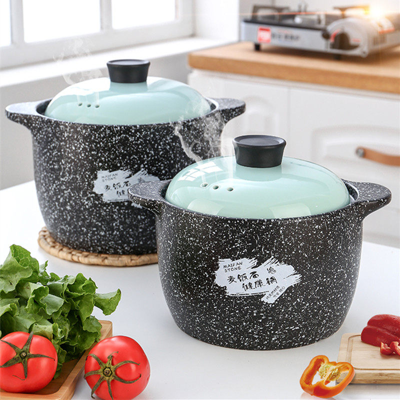 casserole household open flame gas ceramic soup stew pot maifan porridge high temperature gas special casserole stone pot