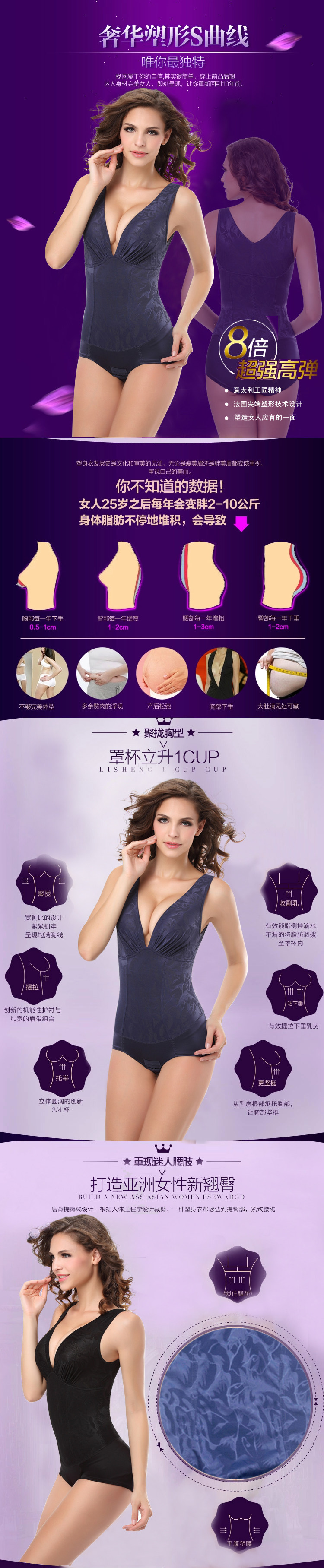 Sous-vêtement minceur en nylon - Ref 707534 Image 7